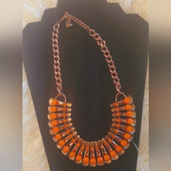 ✨Dangling Crystals Chain Necklace.🌴 - Picture 3 of 4